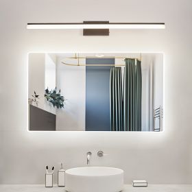 39 Inch Modern LED Bathroom Vanity Light -Sleek Black Metal Wall Light For Mirror, Dressing Room Or Sink Area (Option: Black)