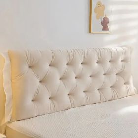 Headboard Pillow Length 1.2m, 3 Colors (Option: Beige)